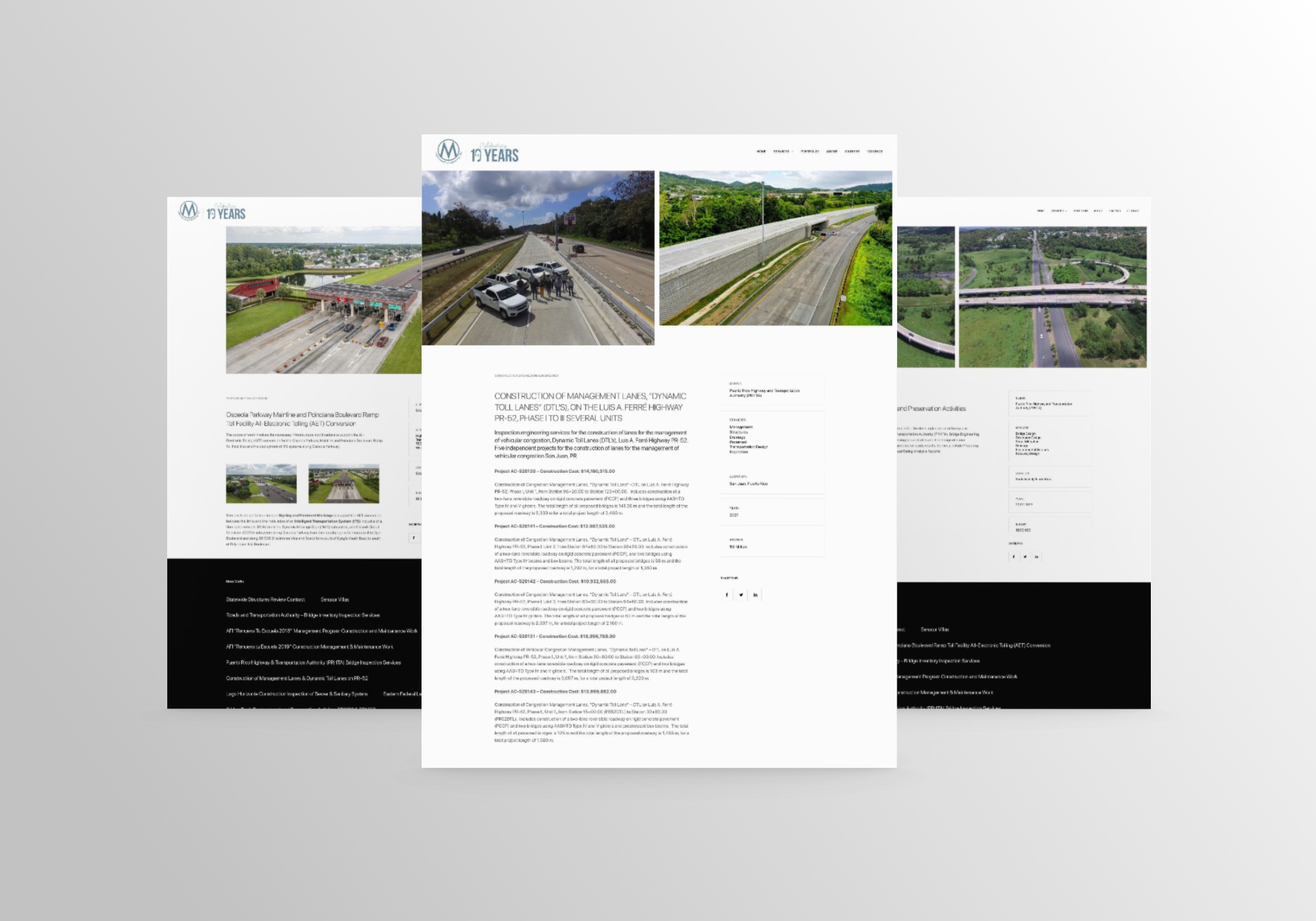 Portfolio Project Layouts